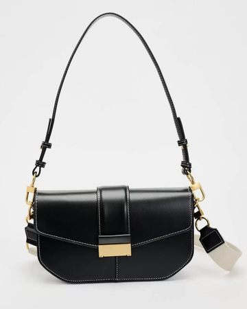 Noir Luxe – Convertible Shoulder Bag