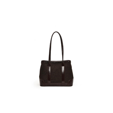 Sable Luxe Structured Canvas Tote