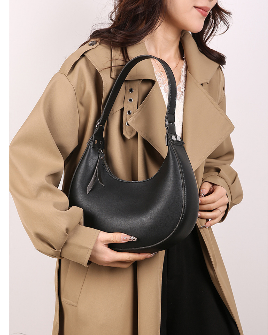 Crescent Chic Shoulder Bag